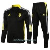 Sudadera De Entrenamiento Trajes Juventus Cremallera De Cuarto 2021/22 Negra - Hombre